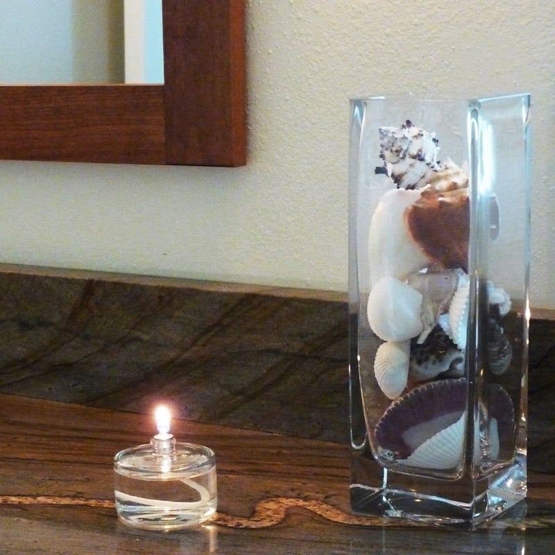 Firefly Fuels Refillable Glass Oil Candle - 2 oz Liquid Candle for Indoor Use, Outdoor Events, Emergency Lighting - Clean Burning with Wick and Holder Included. Use with Liquid Paraffin or Lamp Oil - Image 5